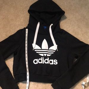 Adidas cropped hoodie
